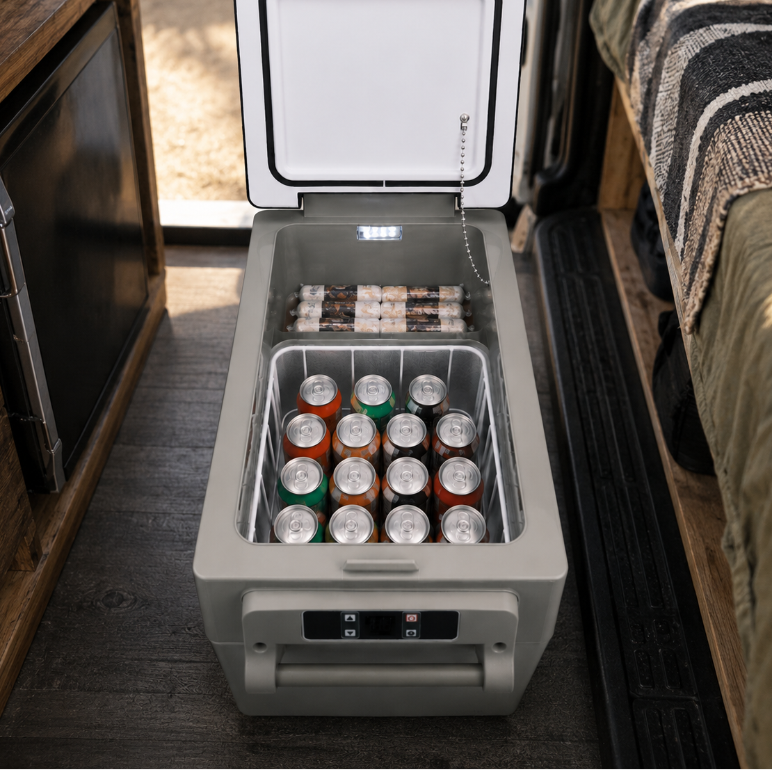 Truck Comfort Portable Car Fridge Freezer – Compressor, 12/24/230V