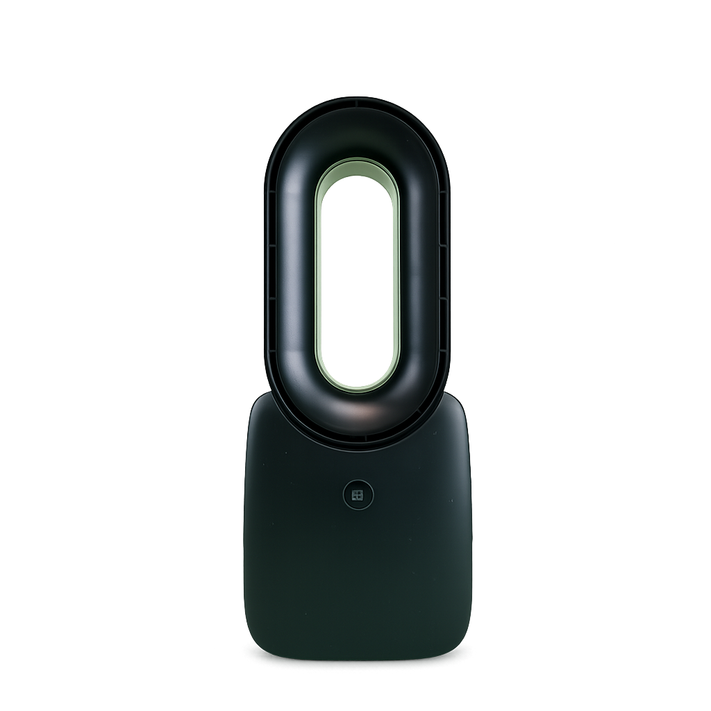 Bladeless desk fan USB-C powered with mood light