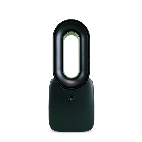 Bladeless desk fan USB-C powered with mood light