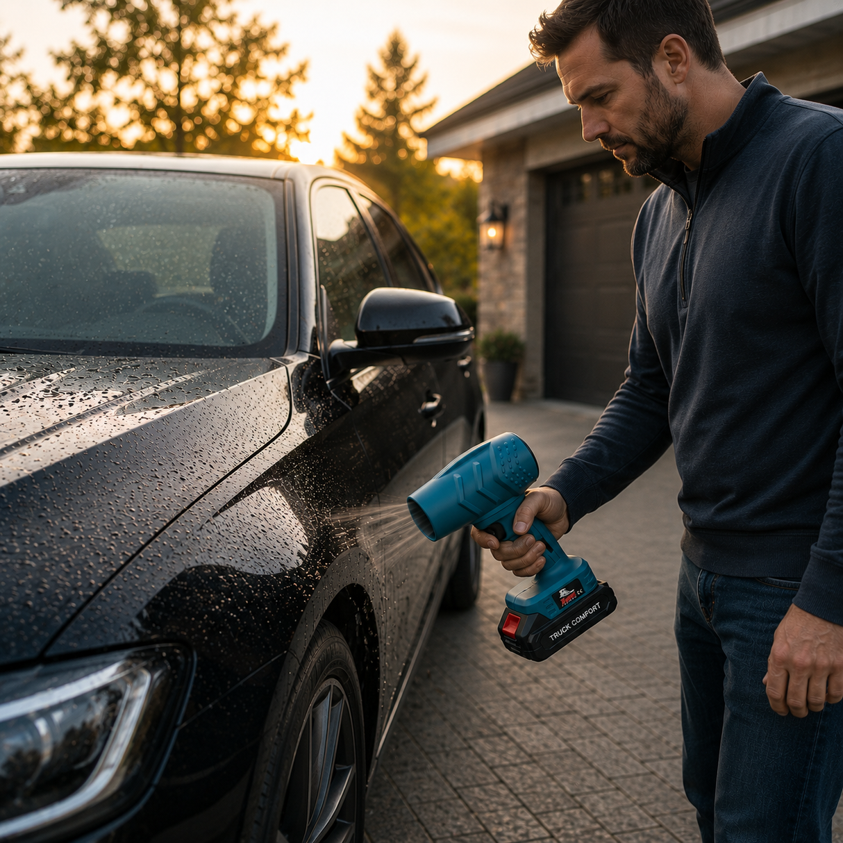 Ασύρματο Φυσητήρι Αέρα 21V με 2 Μπαταρίες Li-ion 1500mAh