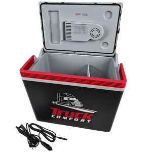 Electric Cool Box Portable Car & Home Fridge with Heating 30L 12/24/230V