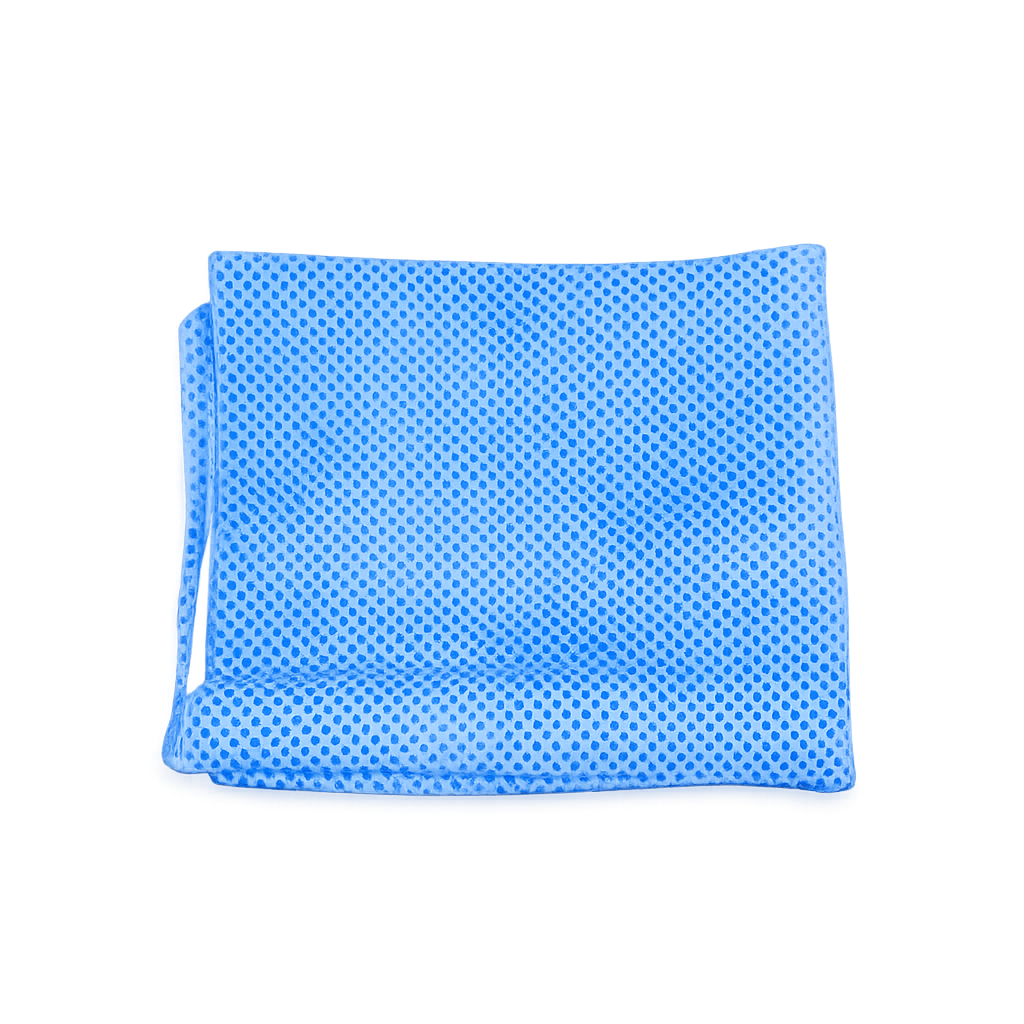Cooling towel around neck for sports or work 66x43cm blue