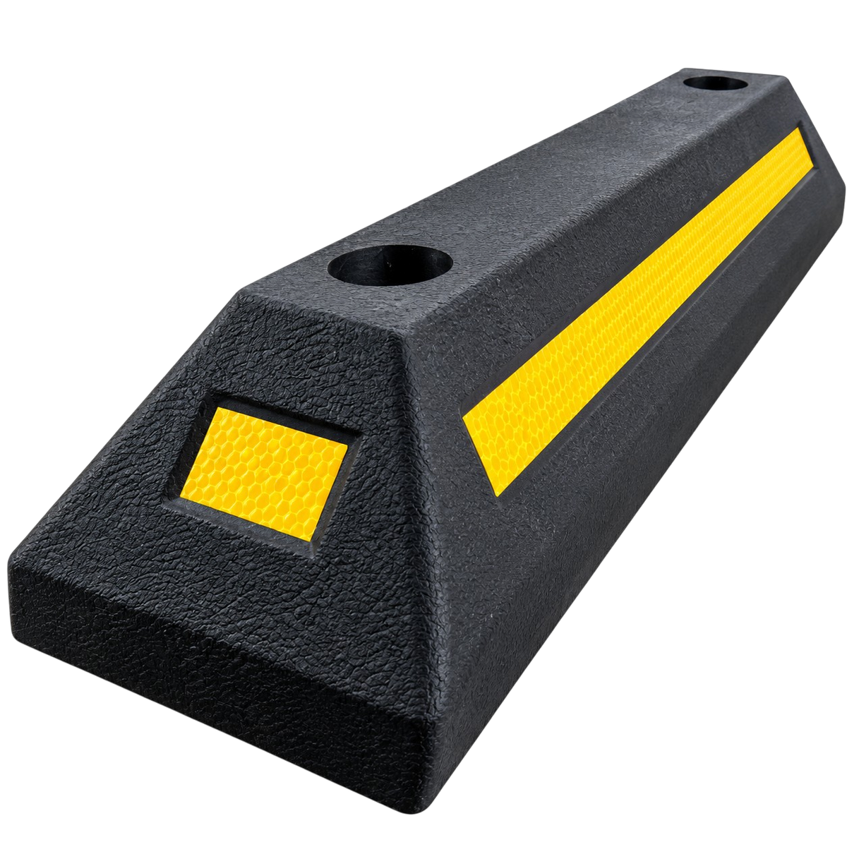 Rubber Wheel Stop with Reflective Markings 560mm