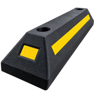 Rubber Wheel Stop with Reflective Markings 560mm