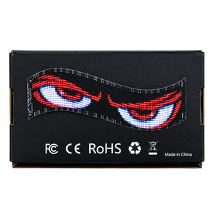 Devil Eyes LED Display Flexible RGB Screen with Bluetooth Control for Cars and Trucks