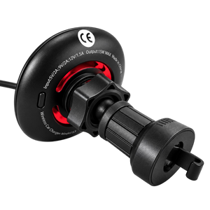 Magnetic Car Phone Holder with Wireless Charging, Active Cooling & Blinking Eyes