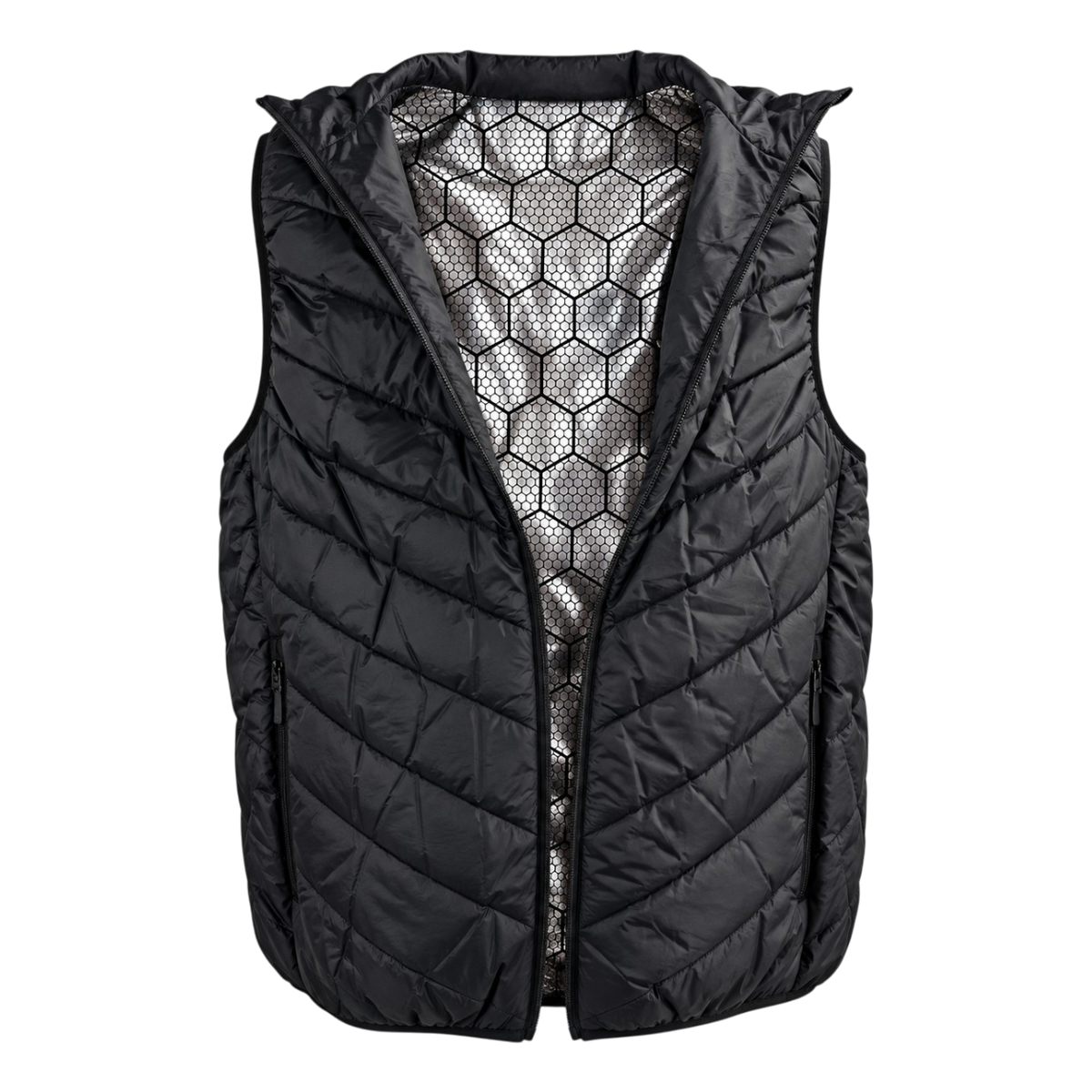 Heated Vest with 19 Heating Panels, 4 Heating Zones and 3 Heat Settings