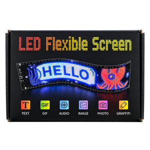 Devil Eyes LED Display Flexible RGB Screen with Bluetooth Control for Cars and Trucks