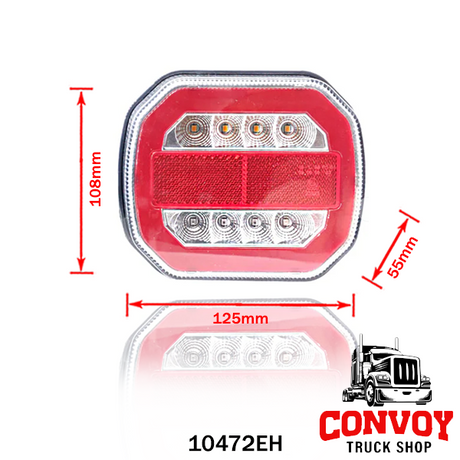 LED Wireless Magnetic Prism Trailer Light 12V