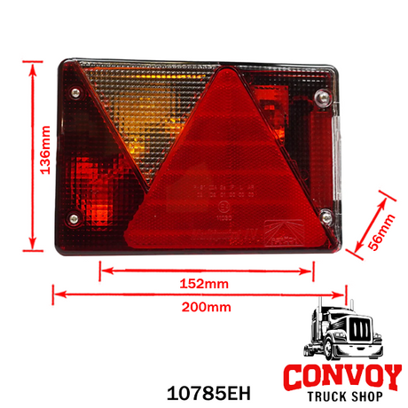 Aspöck Multipoint IV 12V Trailer Tail Light