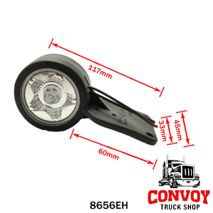 Lampada di Posizione in Gomma a LED con Motivo Stella – Forma Omega