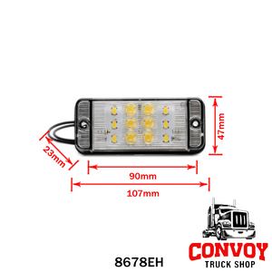 Square LED Reverse Light