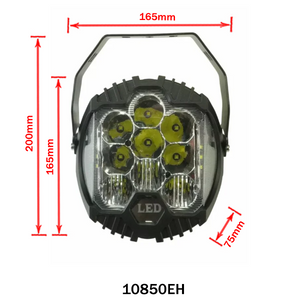 75W LED Work Light with Mount | Combo Beam | 12/24V