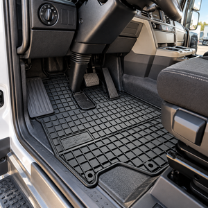 Truck Floor Mats for Mercedes Actros, Atego, Axor & Arocs with Tailored Fit