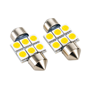 SMD LED Σοφίτα Λάμπα 6 LED Λευκού Φωτός