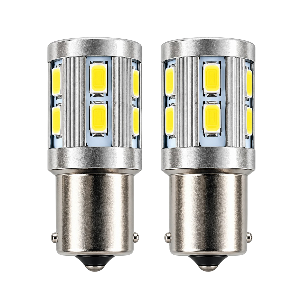 LED Car Bulbs BA15S SMD White or Red 2 Pack