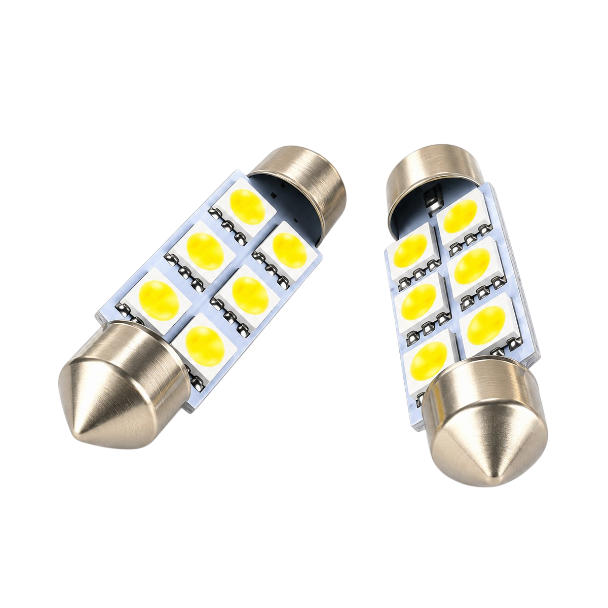 Lampadina SMD LED Siluro 6 LED Luce Bianca