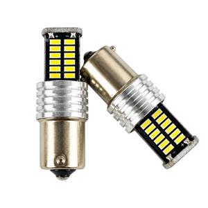 Car LED Bulbs BA15S 30 SMD Canbus 12V White 2 Pack