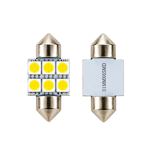 SMD LED Σοφίτα Λάμπα 6 LED Λευκού Φωτός