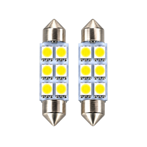 Lampadina SMD LED Siluro 6 LED Luce Bianca