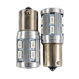 LED Car Bulbs BA15S SMD White or Red 2 Pack