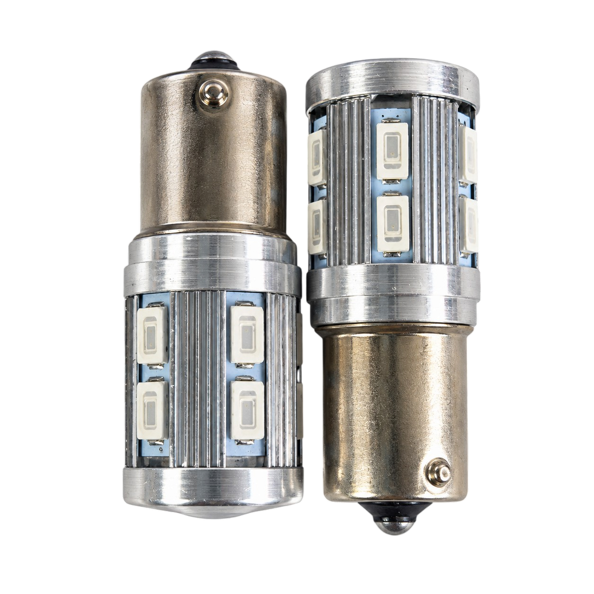 LED Car Bulbs BA15S SMD White or Red 2 Pack