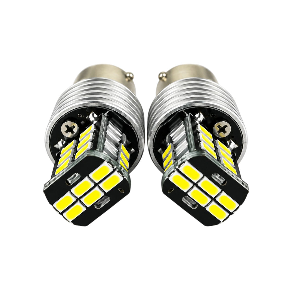 Car LED Bulbs BA15S 30 SMD Canbus 12V White 2 Pack