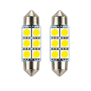 Lampadina SMD LED Siluro 6 LED Luce Bianca