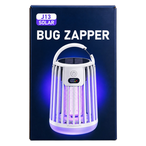 Bug Zapper Solar Powered with LED Light and USB-C Charging