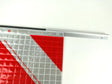 Supporto in alluminio per targa riflettente per sponda montacarichi