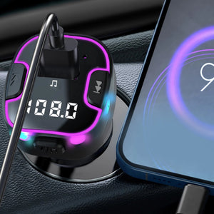 FM transmitter a nabíjačka do auta Earldom ET-M109