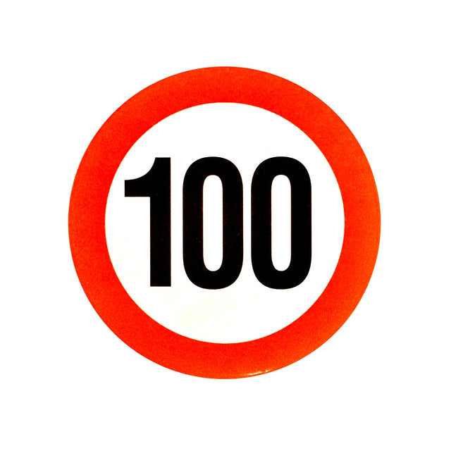 Reflective Speed Limit Sticker - 19cm