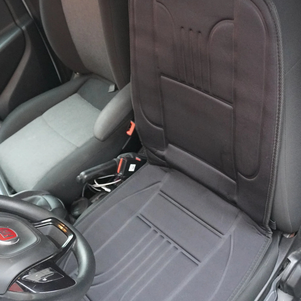 Подгряващ калъф за автомобилна седалка с 2 степени, 12V