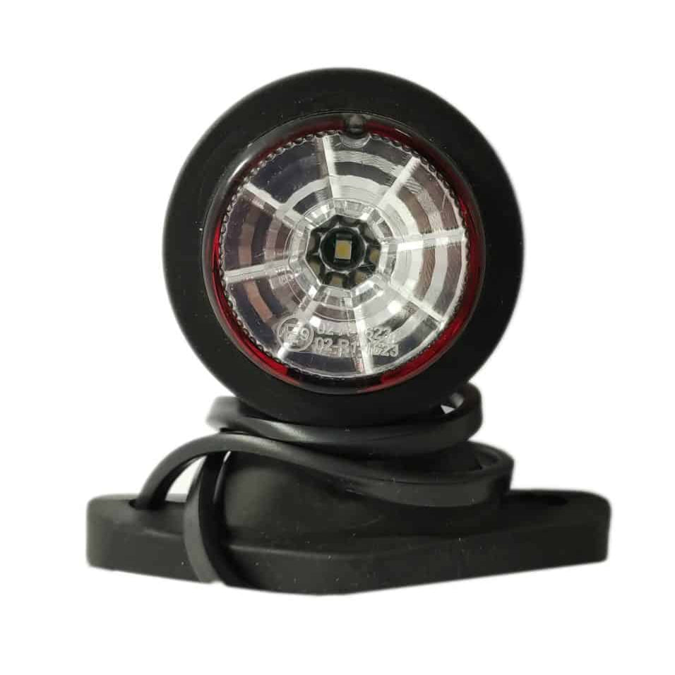 LED poziční gumová lampa Omega s mikroprismem