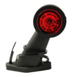 Luce LED segnalatore di larghezza con braccio dritto e lente microprismatica