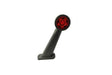 Lampada Segnalatore di Larghezza LED con Braccio Dritto in Gomma - Grande