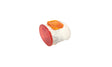 Coprilampada rosso-bianco-giallo per fanale larghezza Aspöck Superpoint 2