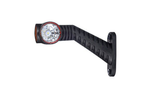Superpoint 3 LED-Gumilampe mit Winkelarm – Groß, für Breitenmarkierung, 12/24V