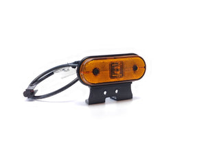 Aspöck LED Unipoint Position Lamp Amber with Holder and 0.5m Cable