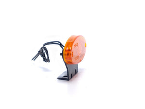 LED Position Lamp Oval Amber with Holder