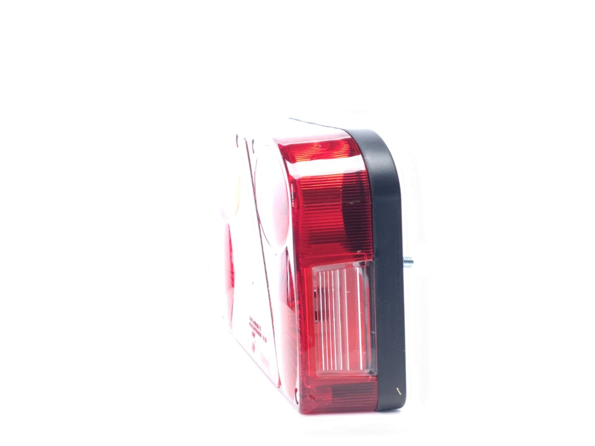 Rounded Triangle Trailer Tail Light with Reflector