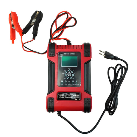 Caricabatterie Intelligente 12/24V 12A per Batterie Veicoli