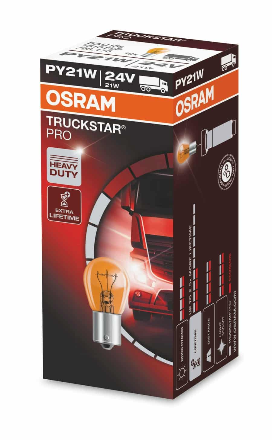 Lampadina Osram Bay15d 12V/24V 21W e 21/5W