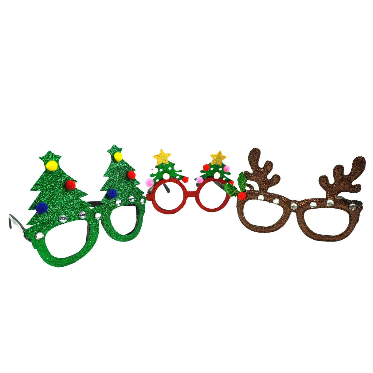 Veselé vánoční party brýle
