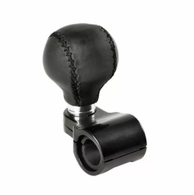 All Ride Leather Steering Wheel Spinner Knob