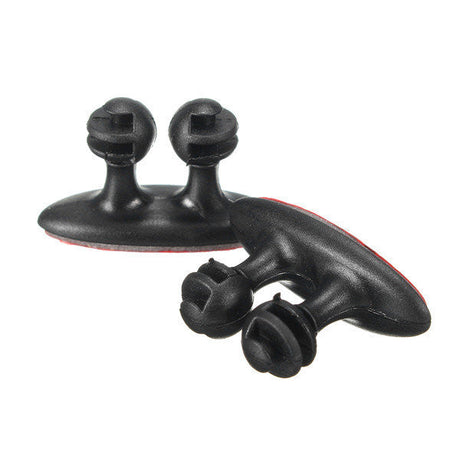 Set di 6 Clip Organizzacavi Adesive Carsun – Nero