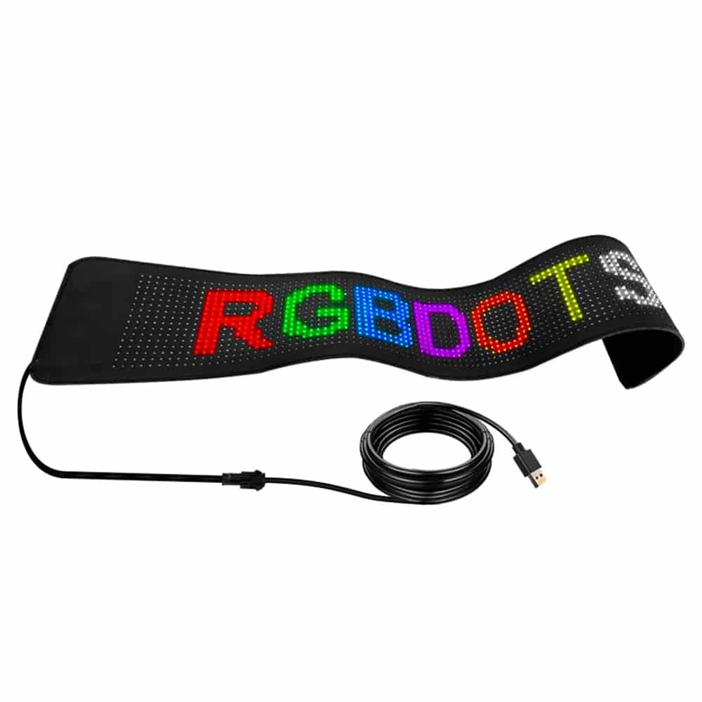Flexible LED Matrix Panel – Bluetooth-Controlled, Programmable, Full ...