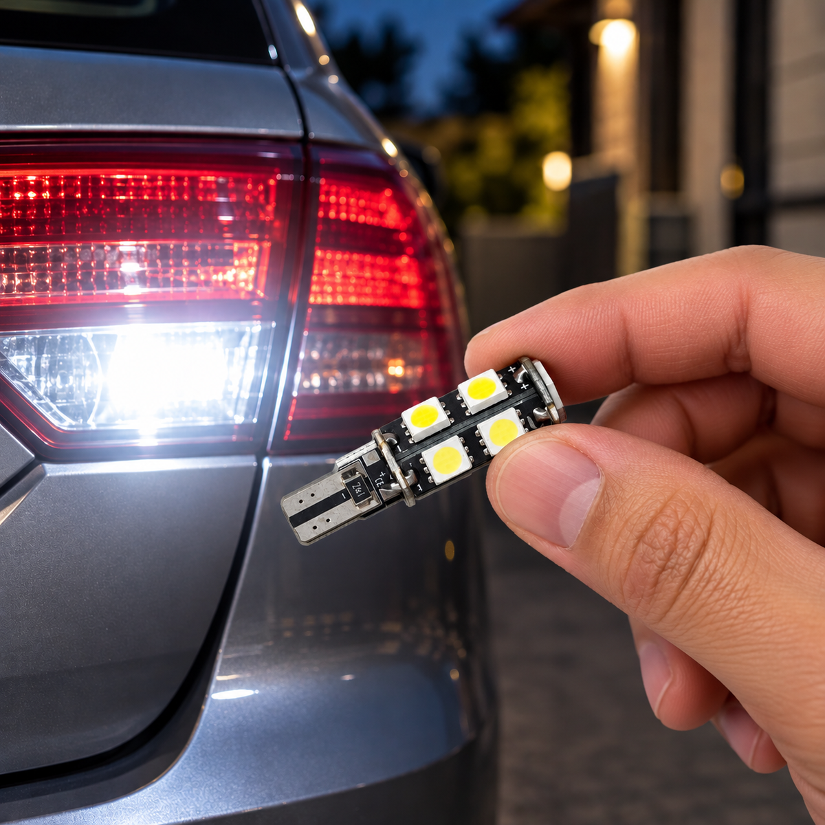 SMD LED T10 žarulja – par, bijelo svjetlo, 12V i 24V