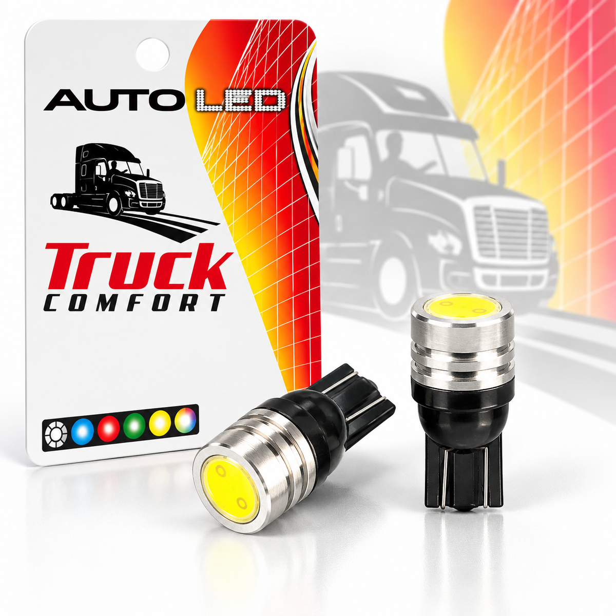 SMD LED T10 žarulja – par, bijelo svjetlo, 12V i 24V