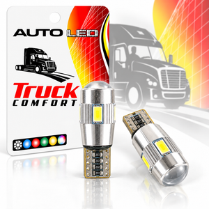 SMD LED T10 žarulja – par, bijelo svjetlo, 12V i 24V